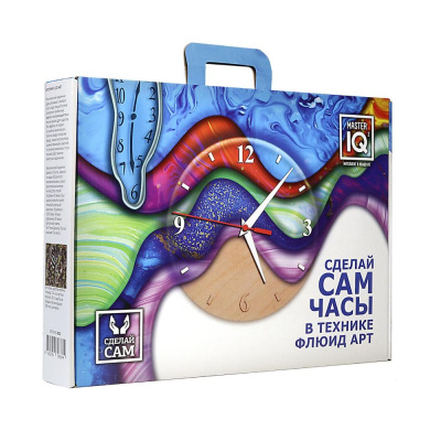 Набор для творчества Часы в технике Fluid Art Master IQ 4020 01